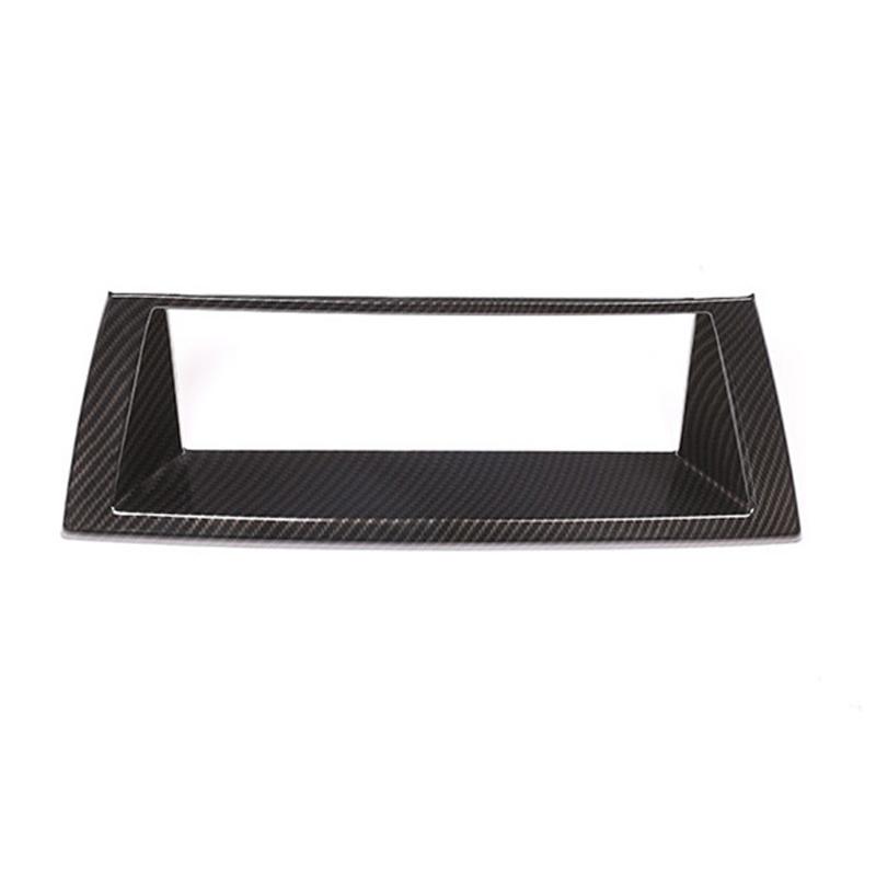 Панель приборной панели автомобиля, навигационный экран, рамка, крышка, украшение из АБС-пластика для BMW X5 E70 X6 E71 2008-13, авто тюнинг салона