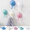 Punch-free Vacuum Suction Cup Hook Round Wall Vacuum Hooks Multifunctional Towel Racks Home