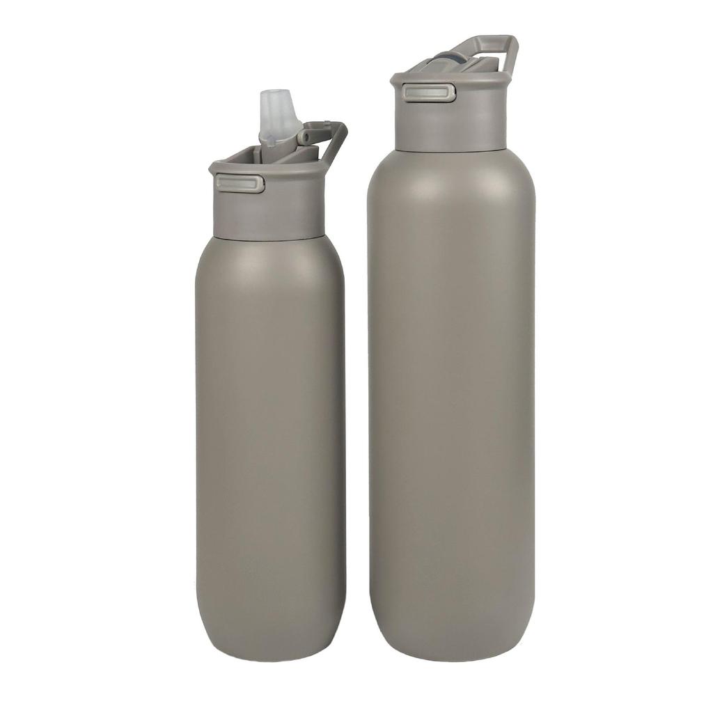 Portable Stainless Steel Vacuum Insulated Sports Water Bottle with Straw