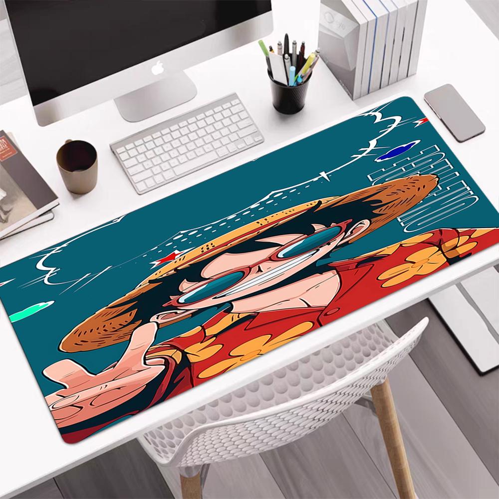 One Piece Theme Mouse Pad, Non Slip Rubber Base, Multifunctional Office & Home Decor, Perfect for Workspace Personalization.