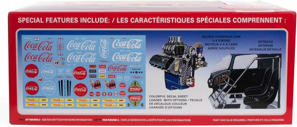 Platts AMT 1933 Willys Panel Truck Plastic Model AMT1406 1/25 Coca-Cola