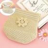 Olympus Emmy Grande Bead Crochet Kit Flower Pouch (Beige) EG-108