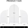 3pcs Wedding Knife Shape Arch Backdrop Cover Home Birthday Party Ceremony Fabric Photography Background Baby Shower Decorations