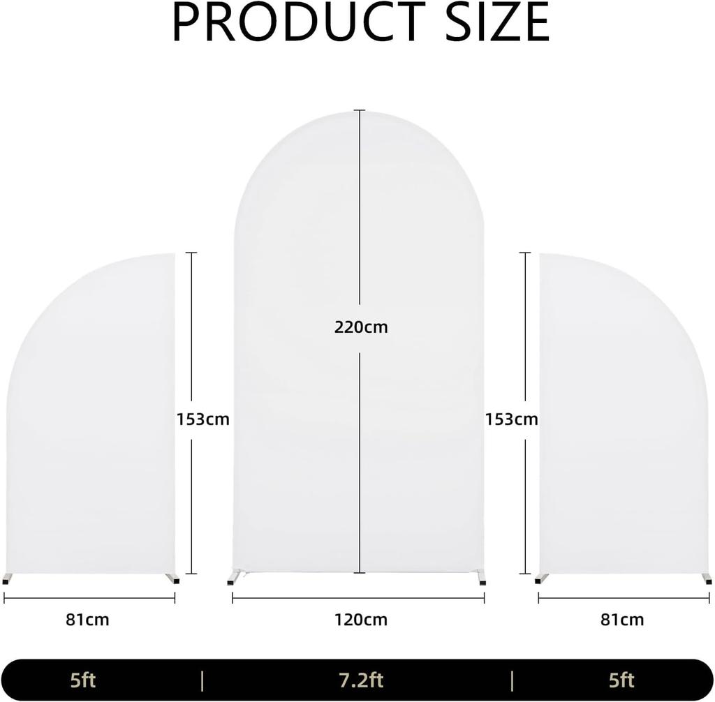 3pcs Wedding Knife Shape Arch Backdrop Cover Home Birthday Party Ceremony Fabric Photography Background Baby Shower Decorations