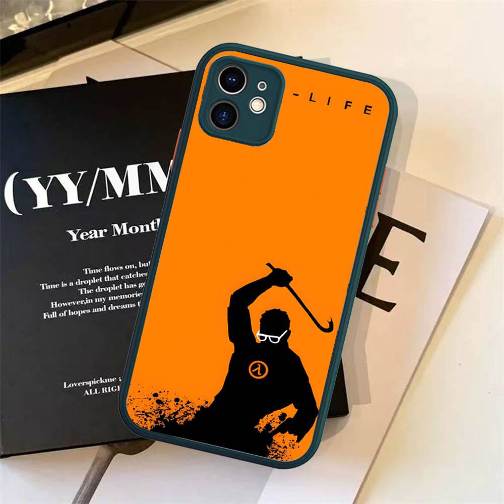 Чехол для телефона Half Life Для IPhone 16 15 14 13 12 11 Pro Max 7 8 6 6s Plus Матовый чехол