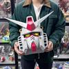 Том 1 Шлем Rx-78-02 Киберпанк 1:1 Шлем-робот Мех с подсветкой и сенсорным управлением Модный Косплей Костюм Детская Игрушка на Хэллоуин Подарок