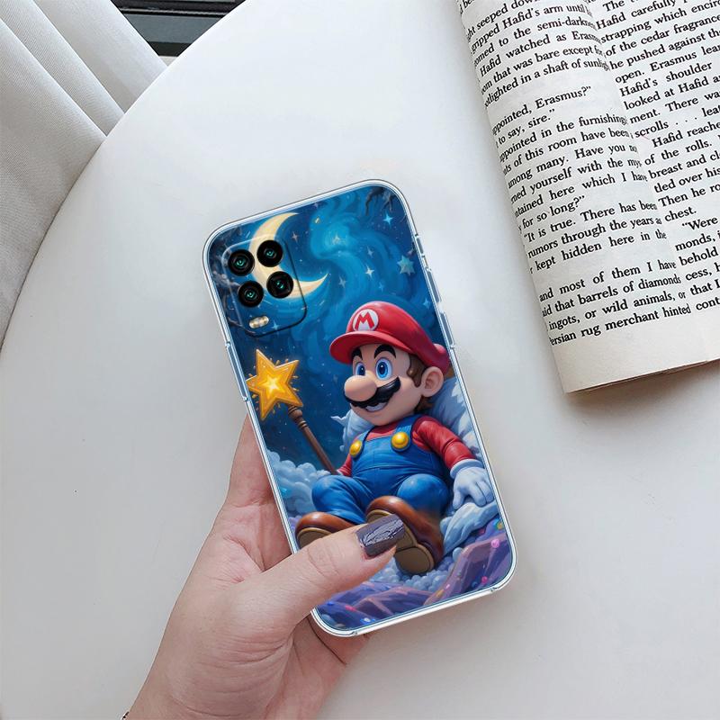 M-Marios Transparent Phone Case for Motorola Moto Edge 20 30 40 50 S30 Fusion Ultra Pro Neo Lite + G200 G23
