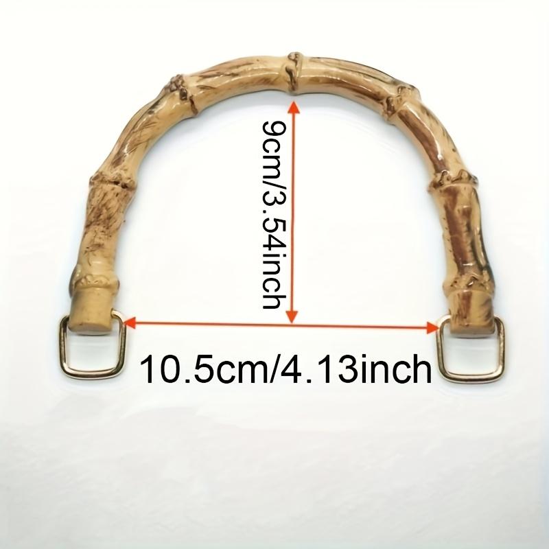 Эко-шик Плетеные ручки для сумок ручной работы | Пластиковые ручки в стиле бамбука из смолы, Сменные ручки для сумок, Сделай сам