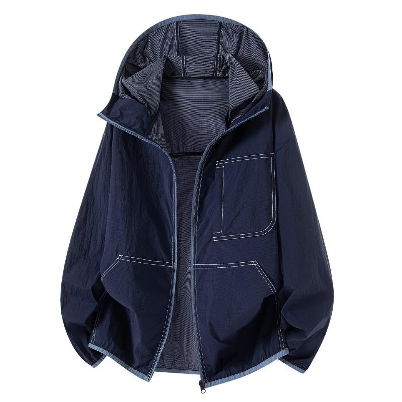 Men Women Couple UPF 50+ Lightweight Sun Protection Jacket Lightweight Breathable Outdoor Hiking Fishing Windproof Coat