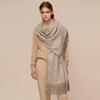 Winter New Cashmere Warm Tied Goatskin Fringed Scarf Autumn and Winter Fashion Shawl