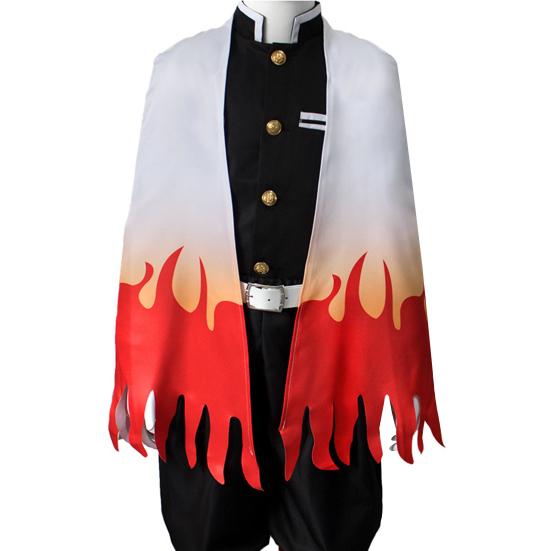 Костюм Demon Slayer с цифровым принтом, косплей, японское аниме, свободное кимоно, накидка для детей