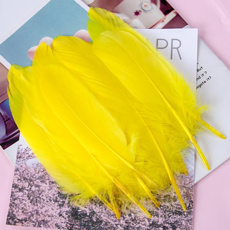 15-20cm Natural Goose Feather Multicolor Plumas for Handicraft Dream Catcher Swan Feather for Home Party  Jewelry Decoration