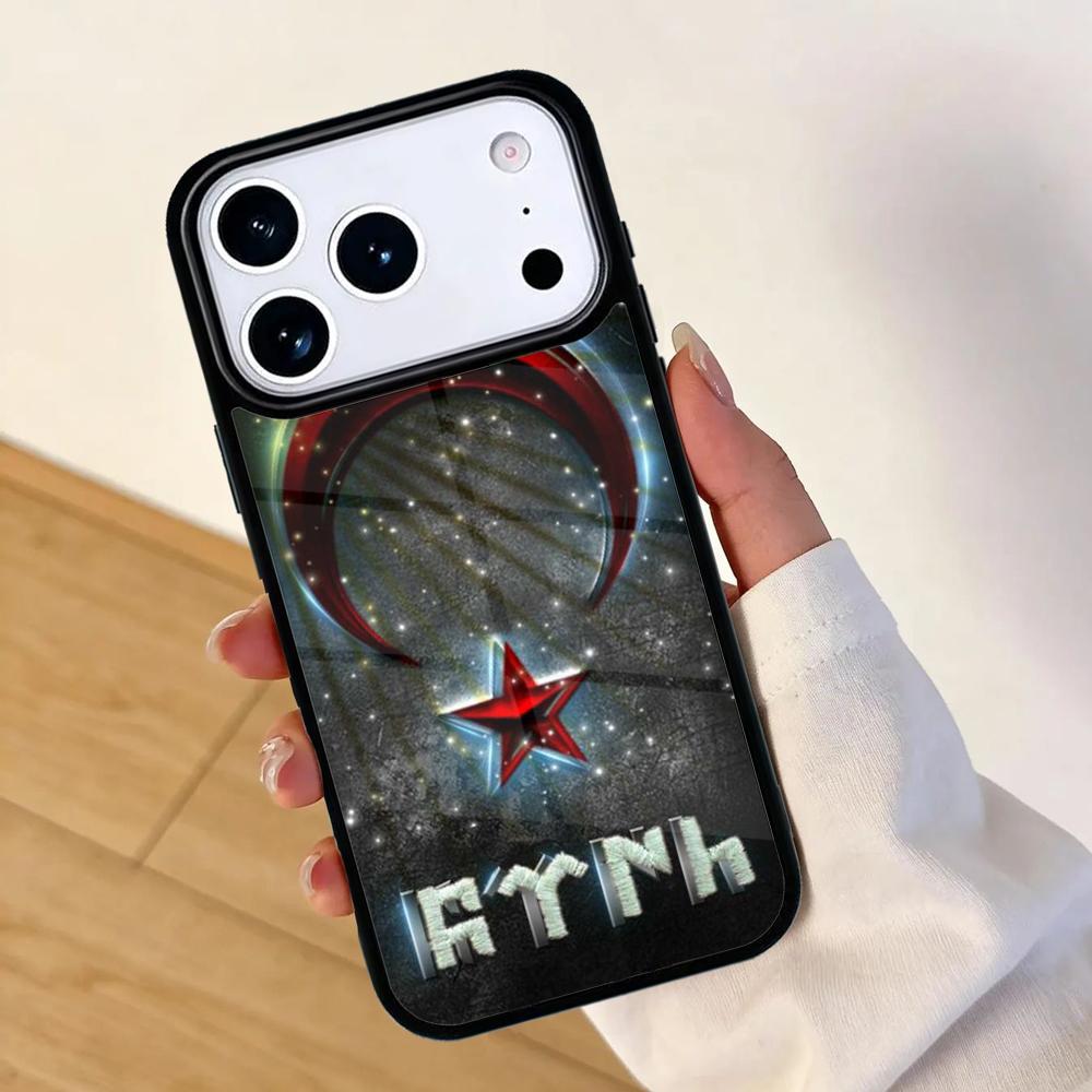 Турция Турция Флаг Ататюрка Баннер Чехол для телефона для Apple iPhone 17 air 16 Pro Max 15 Pro Max 14 13 12 11 Mini Задняя крышка