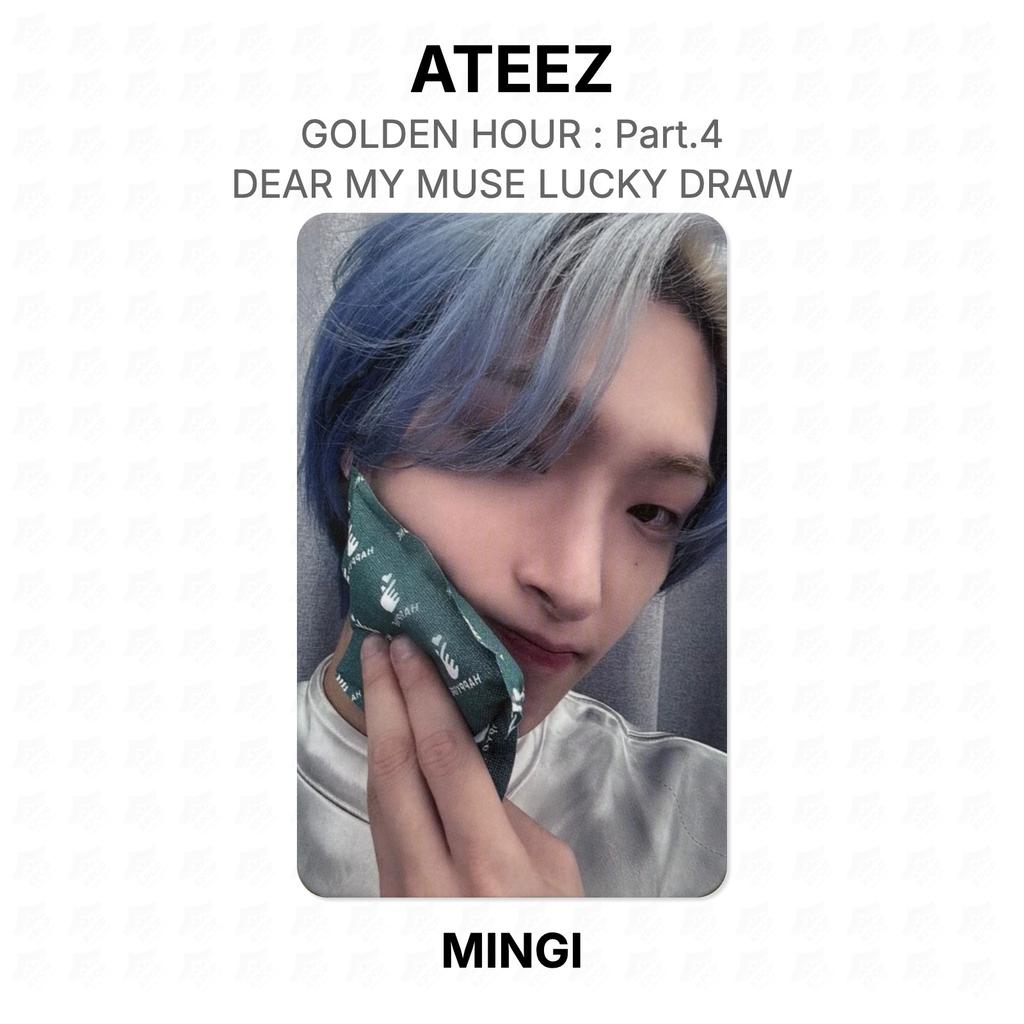ATEEZ ЗОЛОТОЙ ЧАС : Часть 4 ДОРОГАЯ МОЯ МУЗА Розыгрыш призов Официальная фотокарточка
