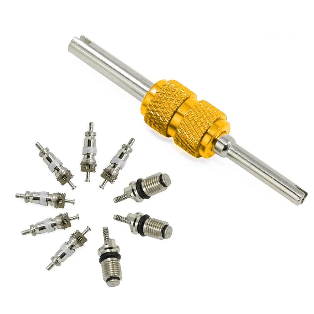 Инструмент для ремонта системы кондиционирования воздуха автомобиля, сердечник клапана с гаечным ключом, установщик для снятия кондиционера автомобиля R12 R134a Air Conditio Z6T3