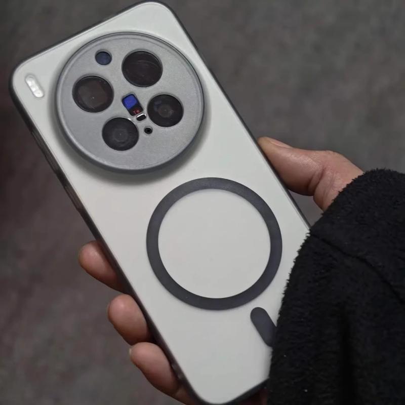 Для vivo X300 Pro Чехол Матовый Мягкий Прозрачный Для Magsafe Магнитный Защитный Чехол для Телефона Для vivo X200 Pro Mini X200 Ultra Корпус Бампер