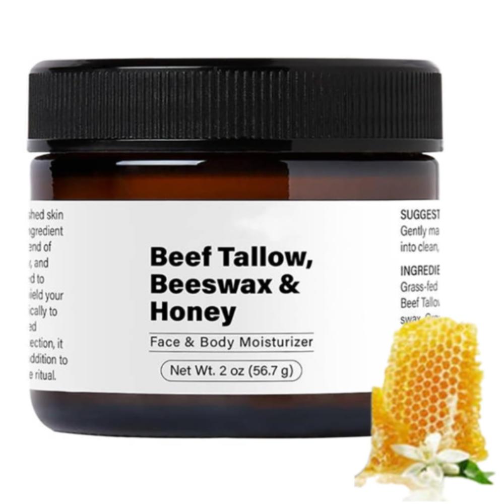 Осветляющий говяжий жир пчелиный воск нежный бальзам для кожи уход за кожей увлажняющий крем