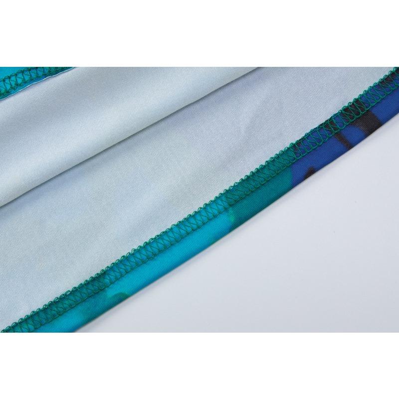 Women's Spring Sexy Backless Lace-up Printed Halter Dresses