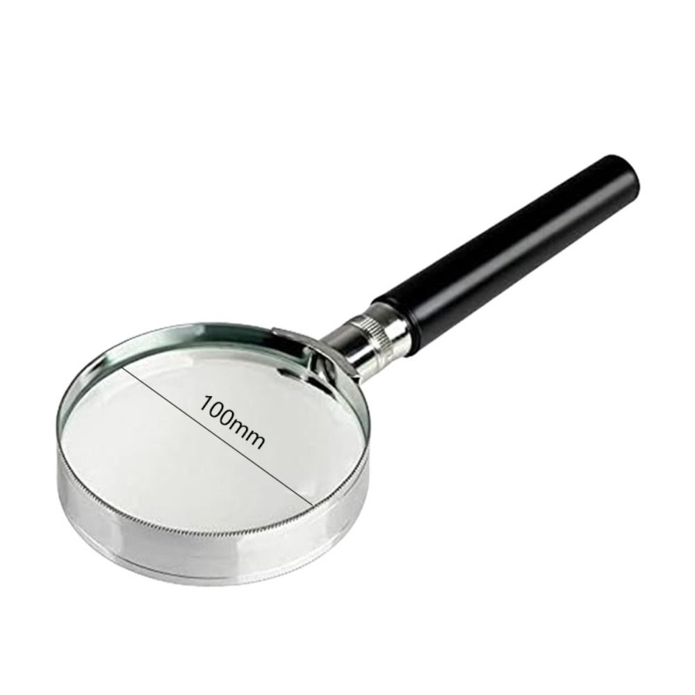 Оптическое стекло Ручная лупа HD увеличительное стекло Портативный микроскоп для чтения Ремонт