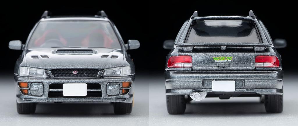 Tomica Limited Vintage Neo 164 LV-N281b Subaru Impreza Pure Sports Wagon WRX STi Version V Gray 98 Year Finished Product