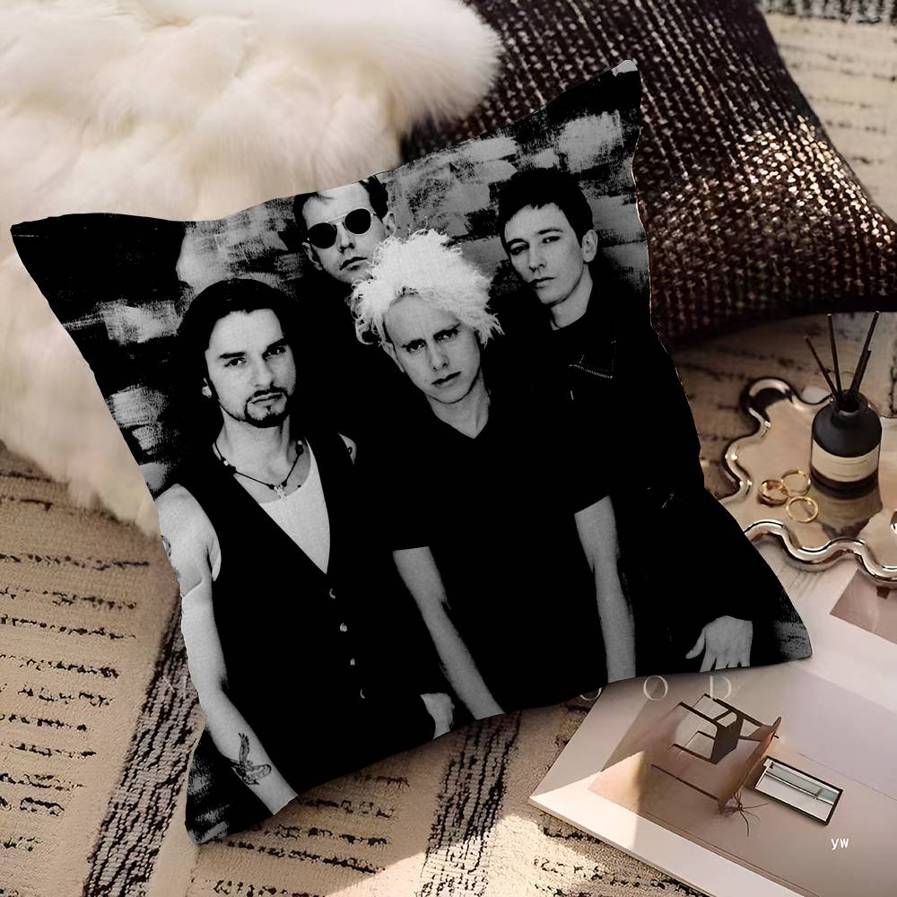 Electronic Rock DDepeche Mode Pillow Cushion Cover Pillowcase Living Room Sofa Home Decor Customized