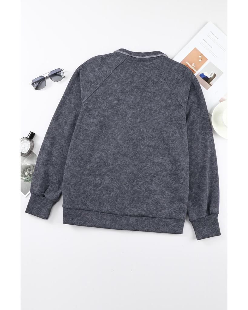 Azura Exchange Винтажная потертая куртка с карманом-клапаном на пуговицах