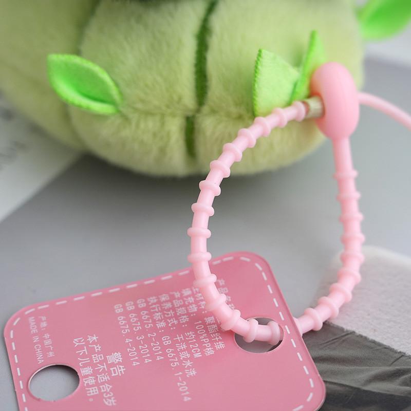 Adorable Panda Plush Backpack Keychain Toy Soft Fluffy Doll Cute Accessory For Kids