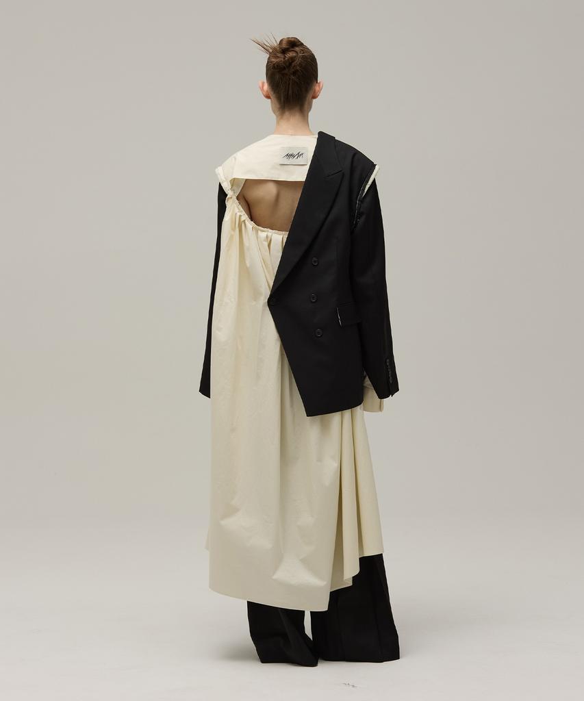 MMAM Origami Pleated Layered Jacket