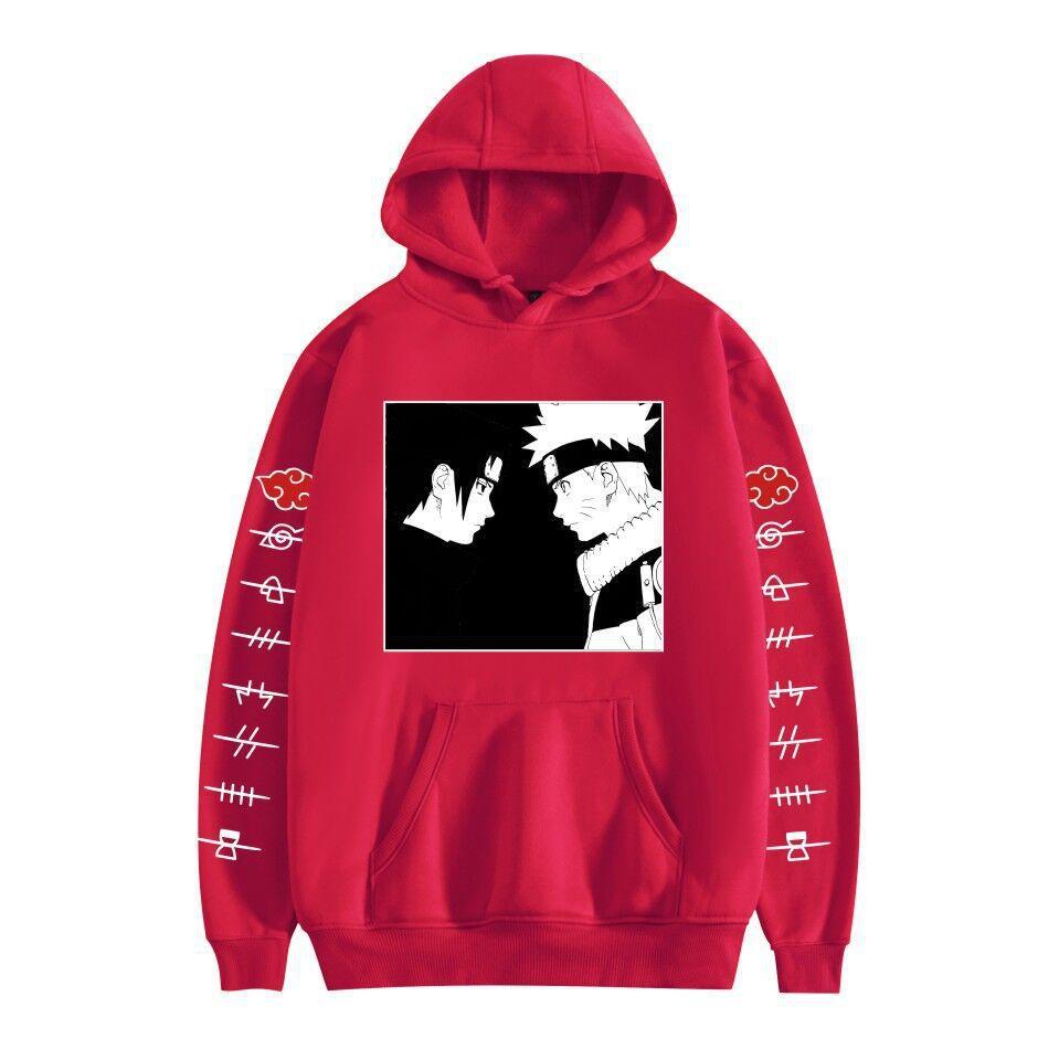 Series Naruto Anime Print Fashion Casual Hooded Sweater