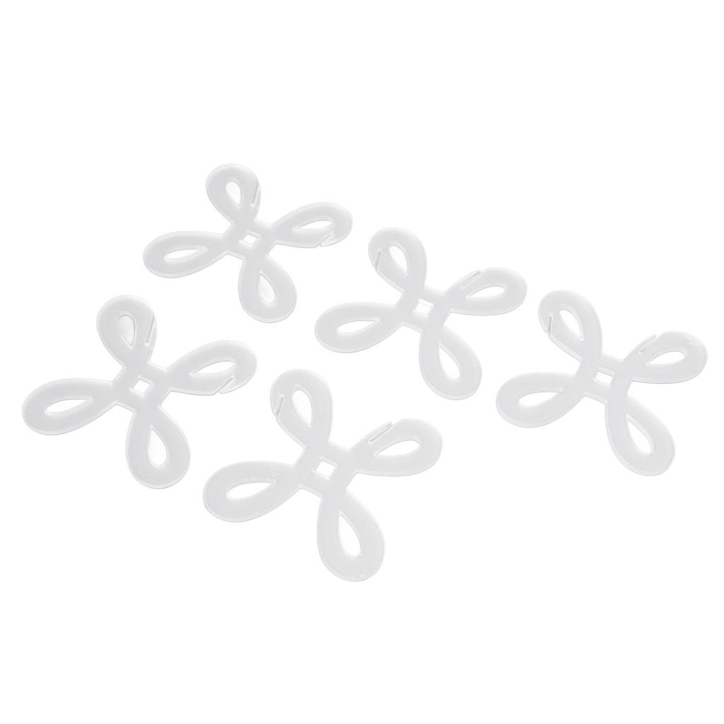 5 шт. бобины для пряжи прозрачный акриловый органайзер для намотки ниток для вязания, шитья, вязания крючком, ткачества