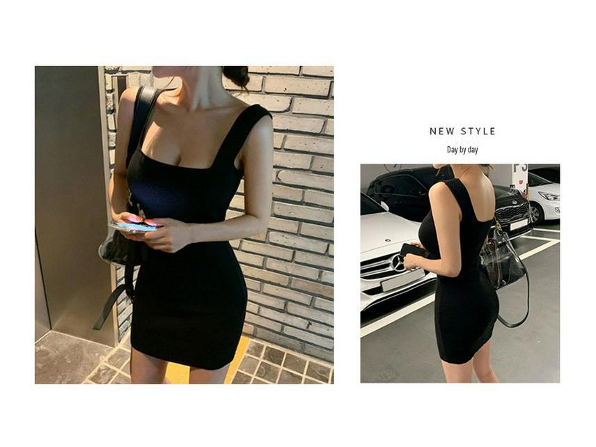 Женское сексуальное облегающее трикотажное платье-свитер-жилет - горячий корейский стиль