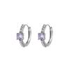 Ins Wind Bead Earrings Women's Ear Buckles Niche Design Zircon Sweet Cool Earrings Small Daily Commute