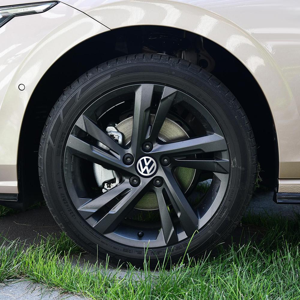4PCS 70mm/80mm/90mm/100mm/120mm Car Wheel Center Hub Cap Sticker For Volkswagen VW R Polo Passat Rline Golf 4 5 Tiguan Jetta GTI