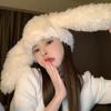Rabbit Bunny Ears Warmer Photo Props Beanies Cap Long Rabbit Ears Hat Girls Beanie Winter Hat