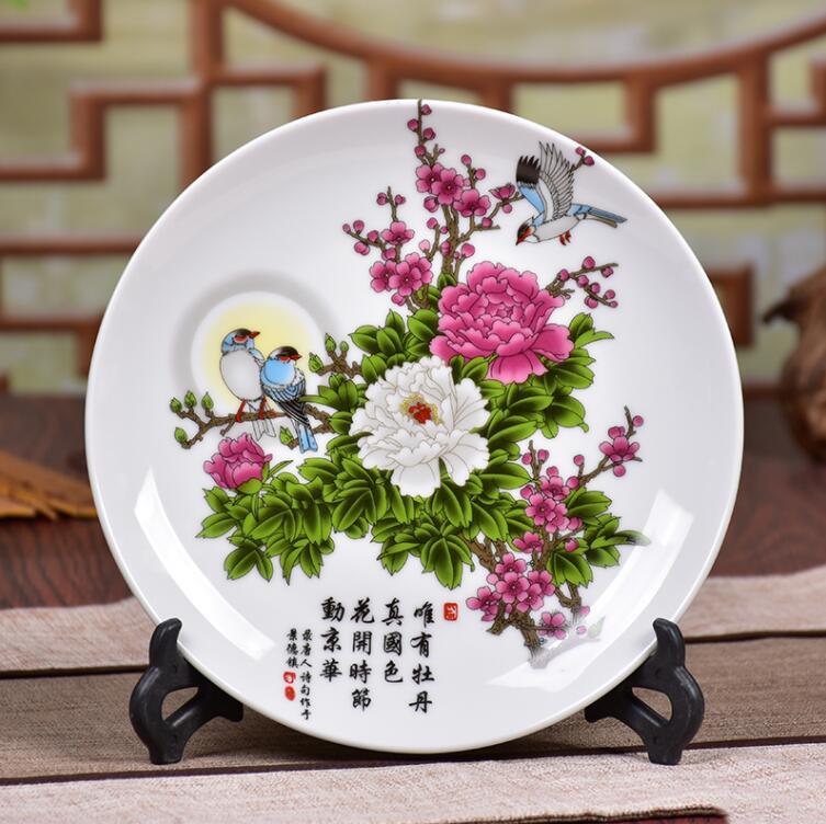 Китай Цзиндэчжэнь Керамические Вазы Украшения Офис Магазин Клуб Бар Меблировка Поделки Дом Гостиная Настольные Аксессуары Украшение