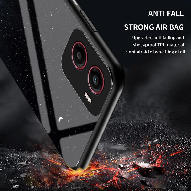 Чехол для Motorola Moto G05 4G с рисунком «Звездное небо», чехол для телефона из закаленного стекла