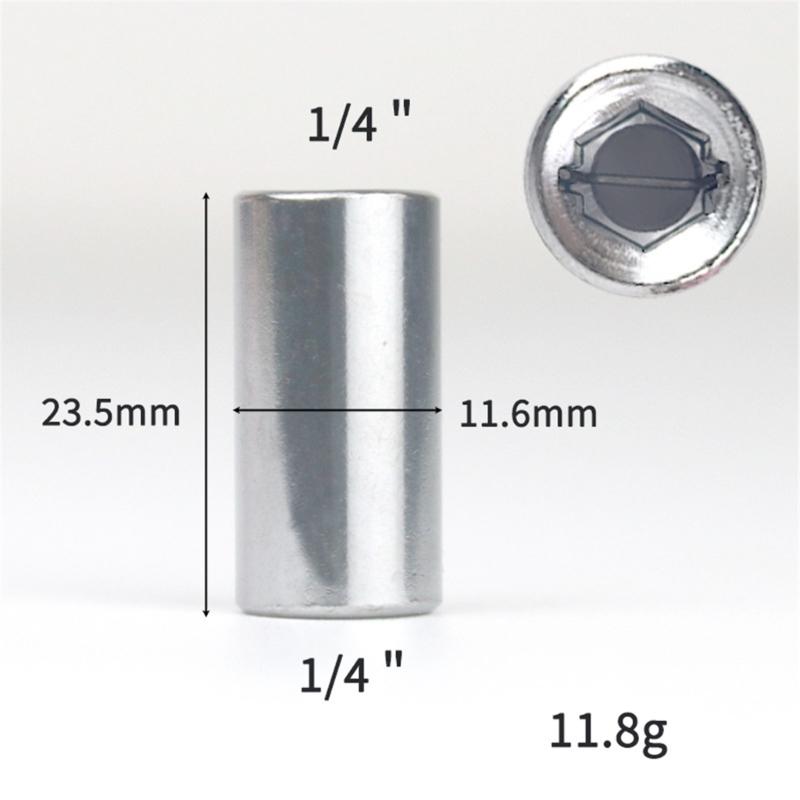 Multiple Size Socket Adapter 1/4 To 3/8 or 1/2 Inch Square Drive Converter Set for Home Improvement and Workshop Tasks