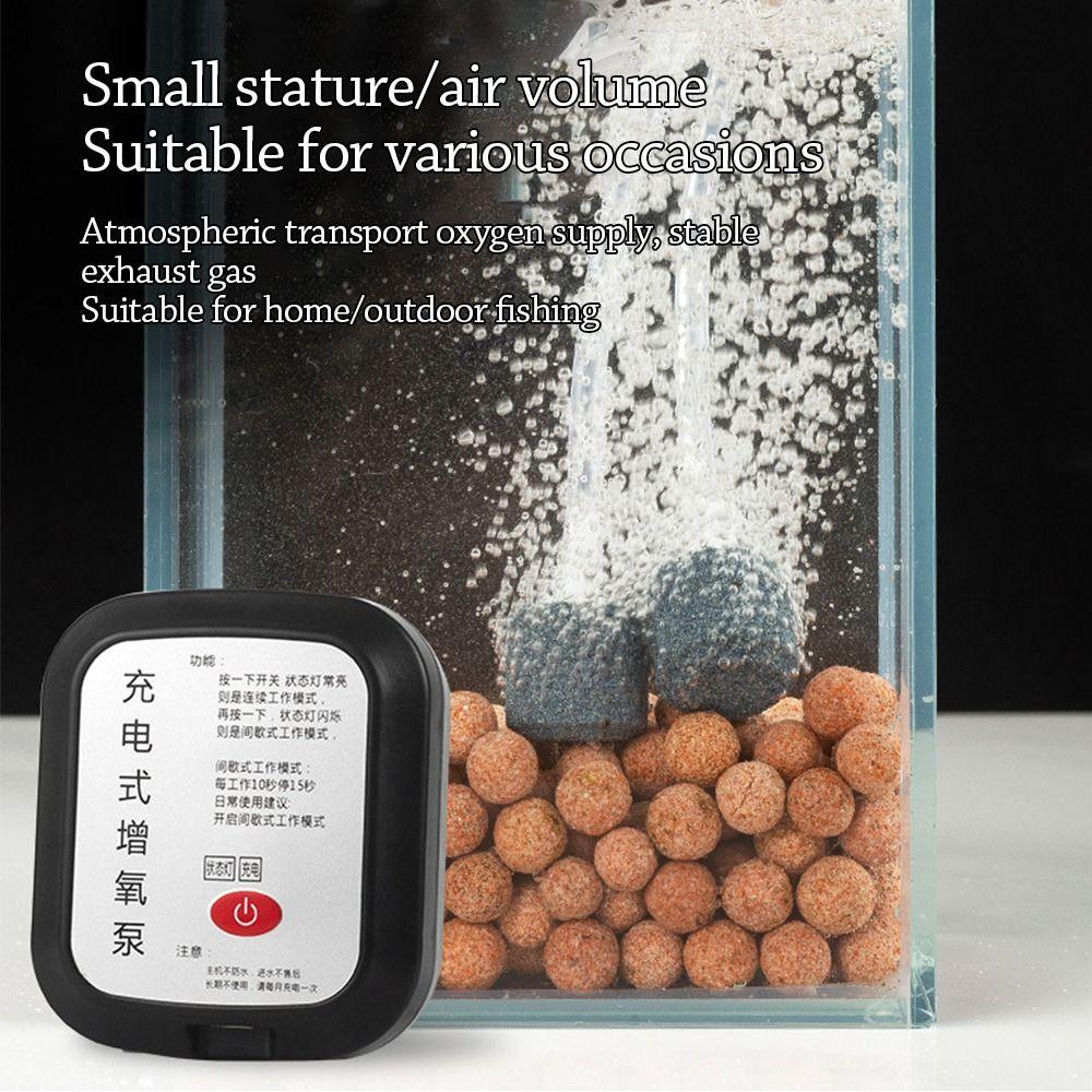 Low Noise Aquarium Air Pump 2 Hole Fish Tank Air Compressor New Oxygen Pump For Aquariums