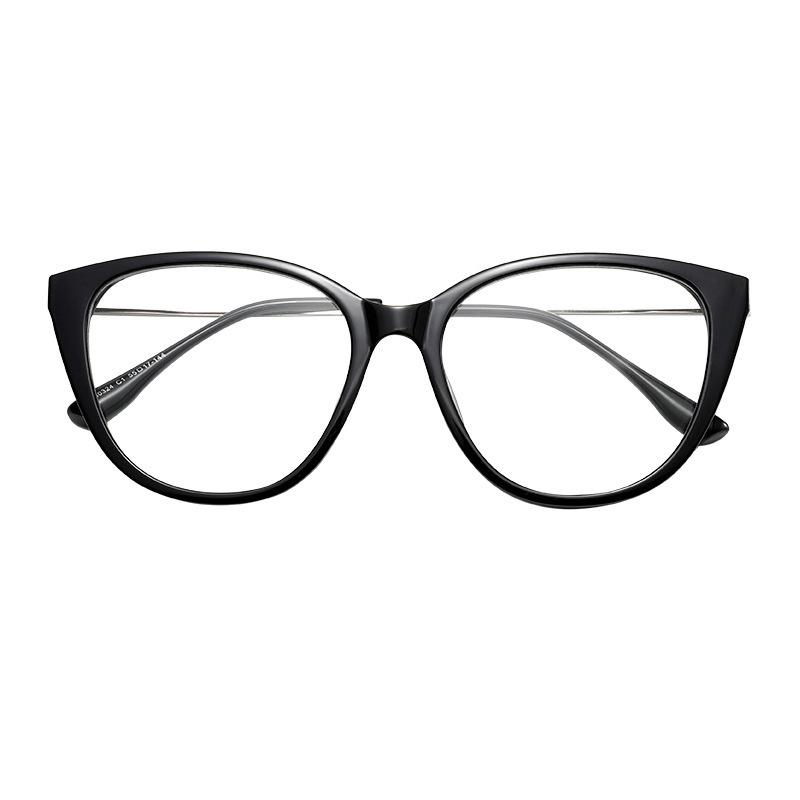 Cat Eye Shape Glasses Frame Men Material Anti Blue Light Glasses Women Fashion Stylish Glasses For Women Frames