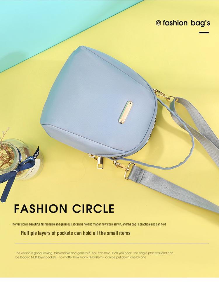 2023 Trendy Canvas Shoulder Messenger Bag for Women, Summer Fashion, Simple & Versatile Oxford Cloth Small Bag