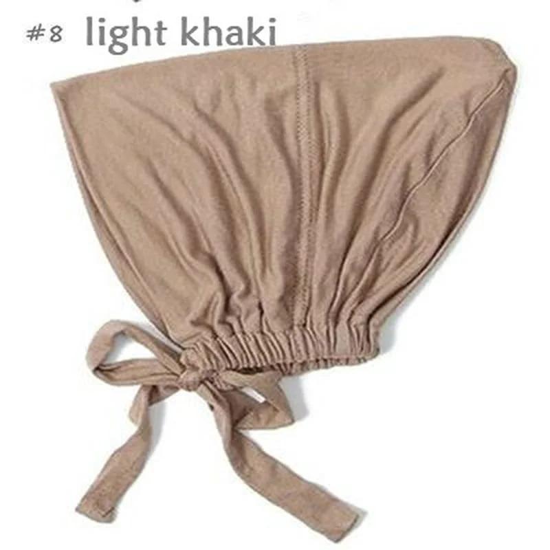 Новый мягкий тюрбан, внутренняя шапка под хиджаб, шапка под шарф, шляпа, женская повязка на голову, тюрбанте