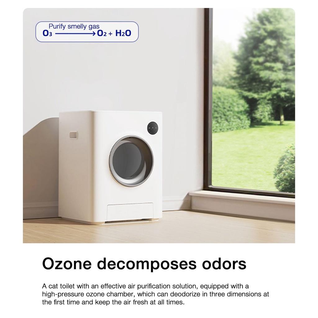 DC 12V 2A 9 функций Большой размер Лоток для кошек PET MARVEL Умный автоматический лоток для кошек Туалет для кошек 8 л