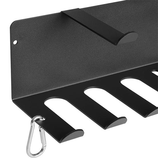 Resistance Bands Storage Hanger Barbell Rack Strong Load-bearing Double Layer Multi-Purpose Gym Equipment Storage Rack