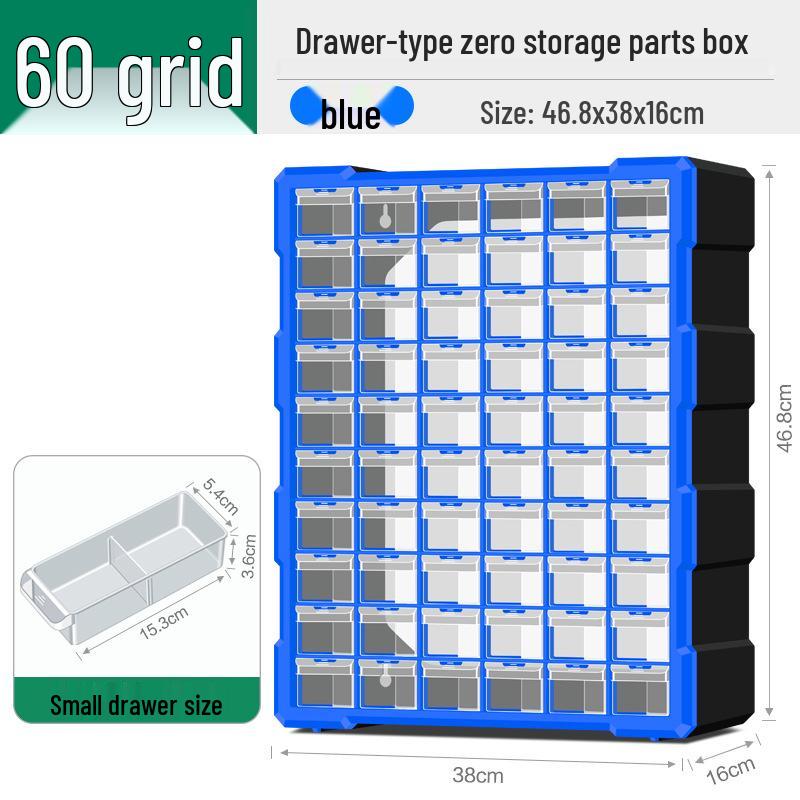 Шкаф для хранения деталей с ящиками для электроники, метизов и винтов