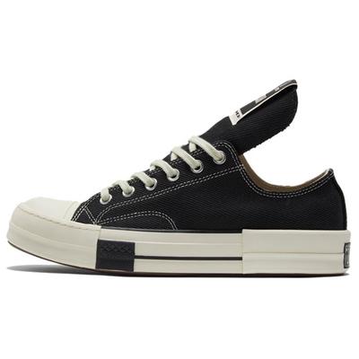 Rick Owens x DRKSHDW DRKSTAR Chuck 70 Low Черные Унисекс Кроссовки Egret 172347C