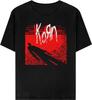 Korn Унисекс-Взрослый Красный Сленди Футболка