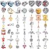 Новые Бусины в Форме Медного Сердца Изысканный Кулон-Бант Подходит Для Оригинального Европейского Браслета DIY Аксессуар Модные Украшения