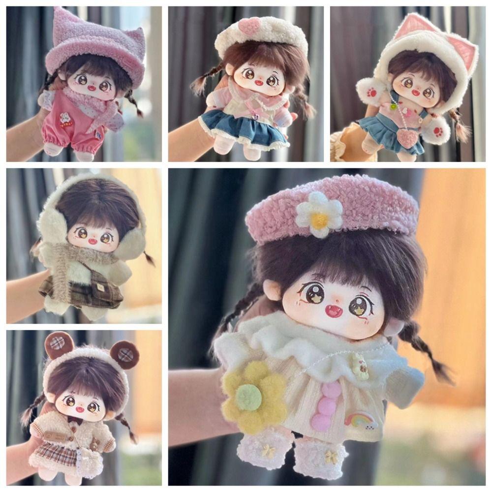 Princess Skirt 20cm Cotton Doll Dress DIY Clothing Plush Toy Clothes Doll Accessories