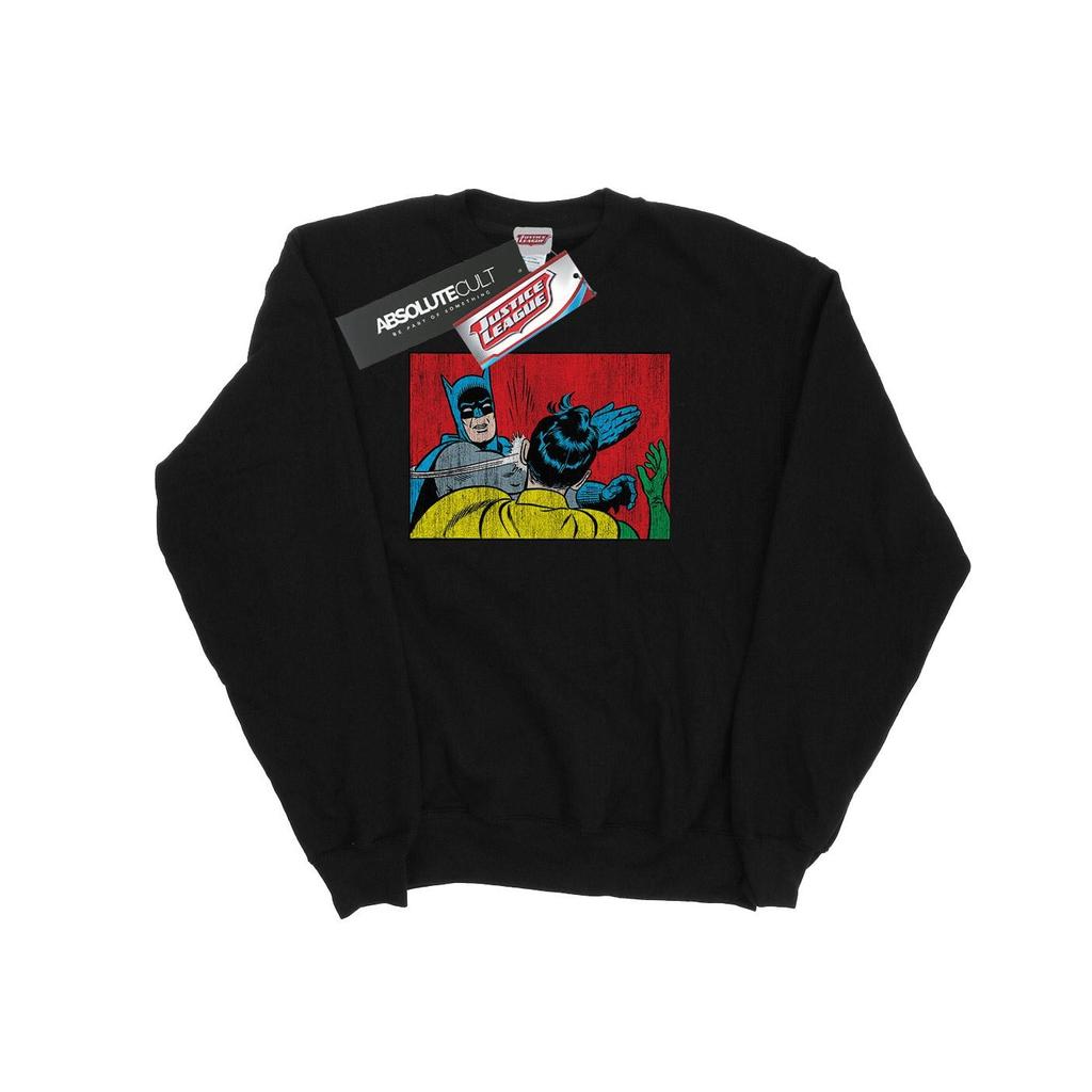DC Comics Mens Batman Robin Slap Sweatshirt