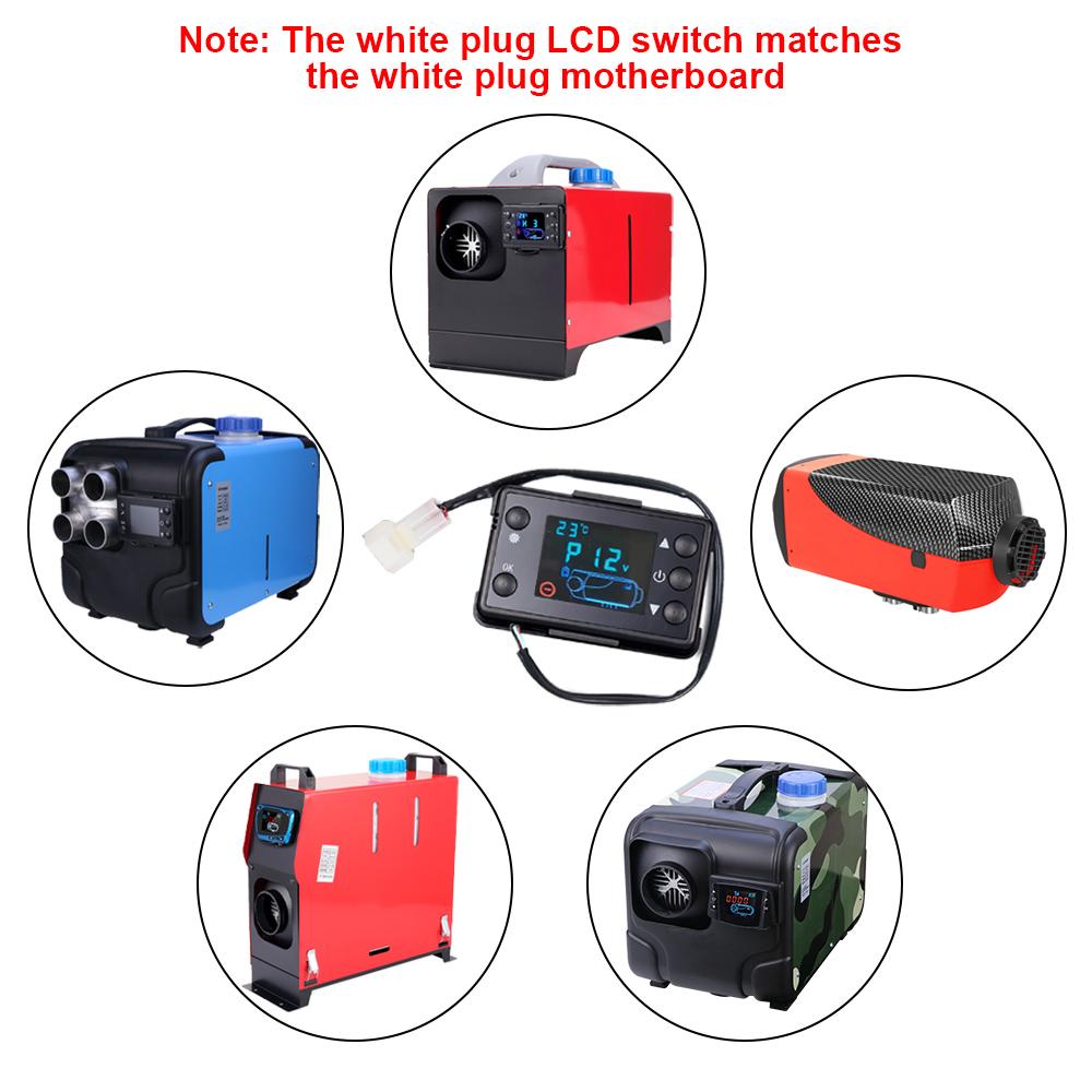 12В Дизельный Воздушный Отопитель LCD Дисплей Управление Переключателем Плата Контроллера Основная Плата Пульт Дистанционного Управления Соединительный Жгут Автомобильные Аксессуары